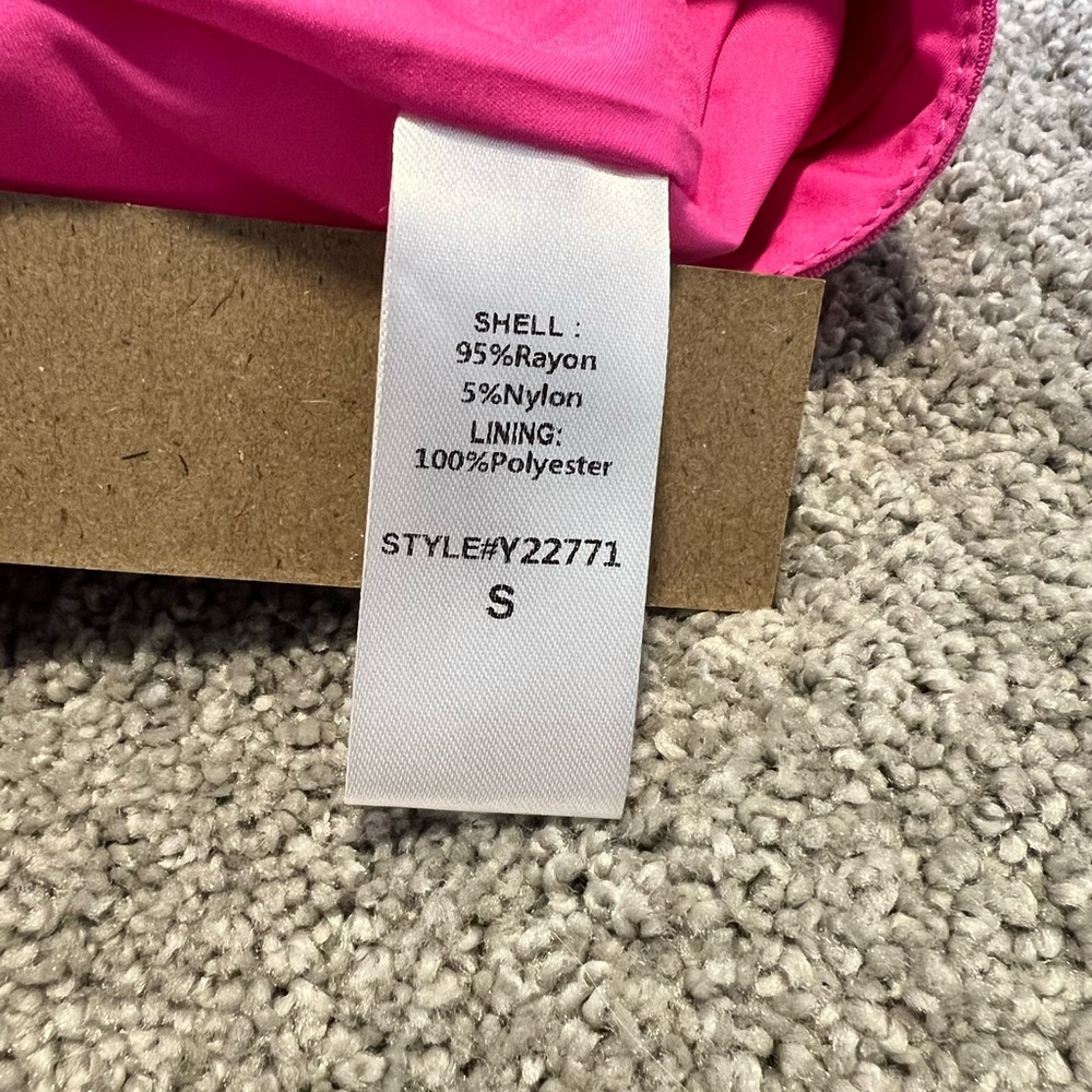 Do+Be Hot Pink High Waist Knot Front Wrap Skort Size Small NWT - Picture 6 of 7